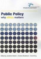 bokomslag Public Policy: Why ethics matters