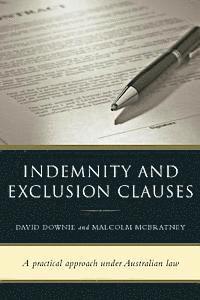 bokomslag Indemnity and Exclusion Clauses