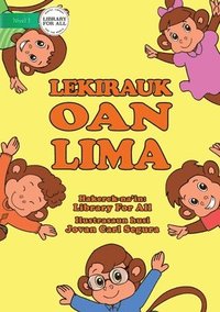 bokomslag Five Little Monkeys / Lekirauk Oan Lima (Tetun edition)