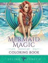 bokomslag Mermaid Magic Fantasy Art Coloring Book