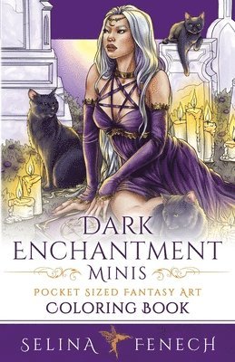 bokomslag Dark Enchantment Minis - Pocket Sized Fantasy Art Coloring Book