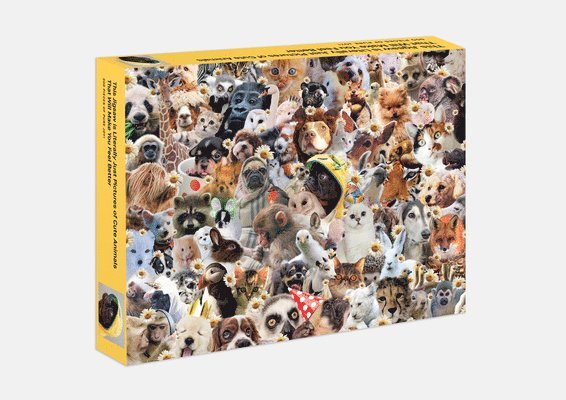 This Jigsaw Is Literally Just Pictures of Cute Animals That Will Make You Feel Better: 500 Piece Jigsaw Puzzle 1