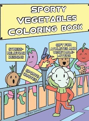 Sporty Vegetables Coloring Book 1