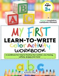 bokomslag My First Learn to Write Color Activity Workbook