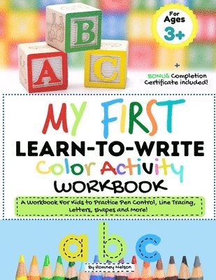 bokomslag My First Learn to Write Color Activity Workbook