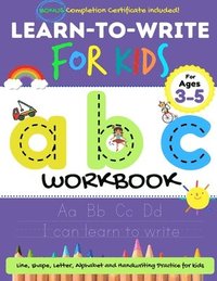bokomslag Learn to Write For Kids ABC Workbook