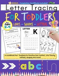 bokomslag Letter Tracing For Toddlers