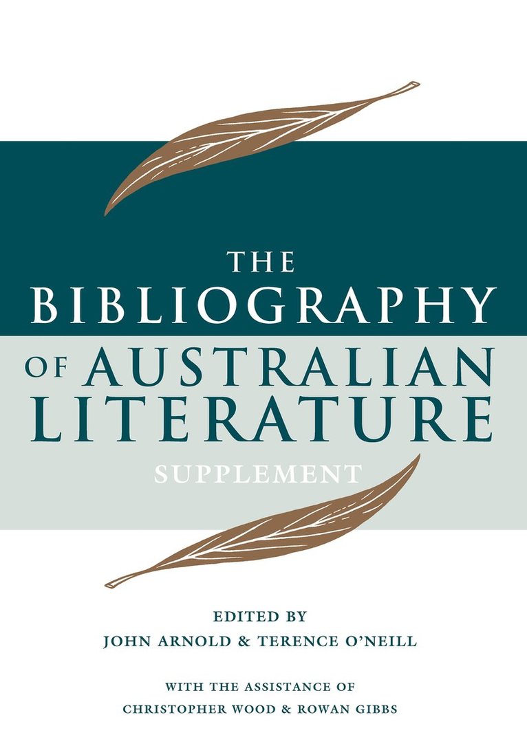 Bibliography of Australian Literature Supplement 1