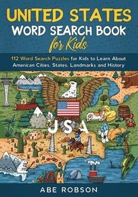 bokomslag United States Word Search Book for Kids