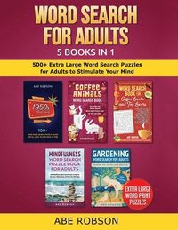 bokomslag Word Search for Adults 5 Books in 1