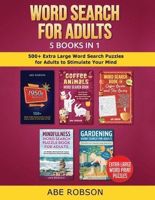 Word Search for Adults 5 Books in 1 1