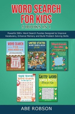 Word Search for Kids 5 Books in 1 1