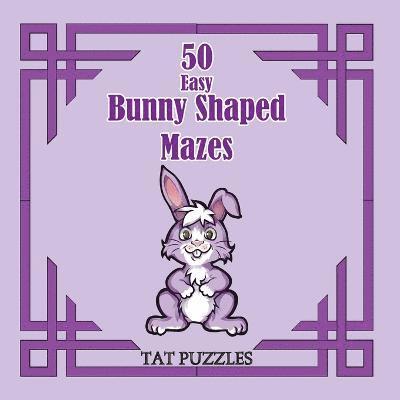 50 Easy Bunny Shaped Mazes 1