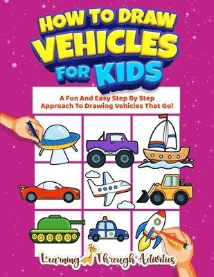 bokomslag How To Draw Vehicles For Kids