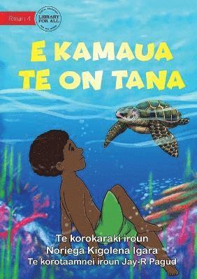 Tana Saves a Turtle - E kamaua te on Tana (Te Kiribati) 1