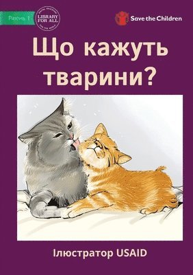 bokomslag &#1065;&#1086; &#1082;&#1072;&#1078;&#1091;&#1090;&#1100; &#1090;&#1074;&#1072;&#1088;&#1080;&#1085;&#1080;? - What Do Animals Say?