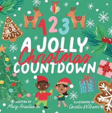 bokomslag 123 a Jolly Christmas Countdown Board Book