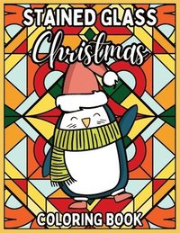 bokomslag Stained Glass Christmas Coloring Book