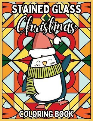 Stained Glass Christmas Coloring Book 1