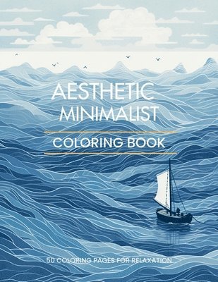 bokomslag Aesthetic Minimalist Coloring Book