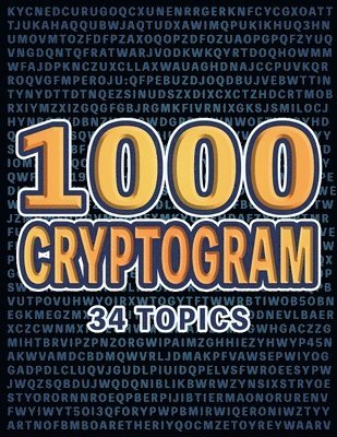 1000 Cryptogram Puzzles Brain-Boosting Word Challenges for Puzzle Lovers