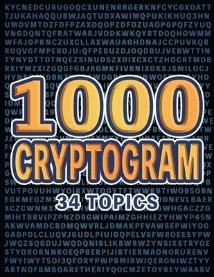 1000 Cryptogram Puzzle Book 1