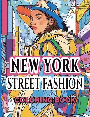 bokomslag New York Street Fashion Coloring Book