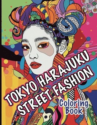 Tokyo Harajuku Street Fashion Coloring Book 1