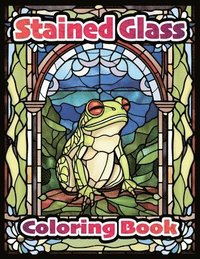 bokomslag Stained Glass Coloring Book for All Ages