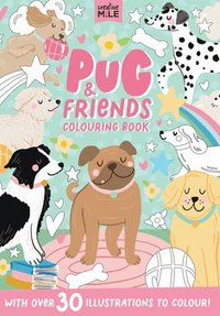 bokomslag Pug and Friends Colouring Book