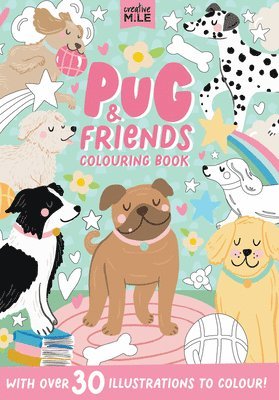bokomslag Pug & Friends Colouring Book