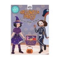 Halloween Party Sticker Dress Up Book, Häftad