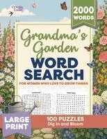 Create Calm - Grandma's Garden Word Search, Häftad