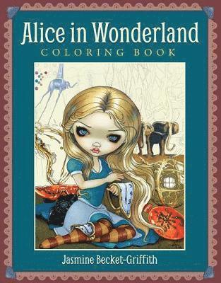 bokomslag Alice in Wonderland Coloring Book