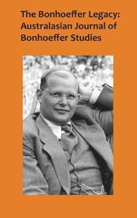 bokomslag Bonhoeffer Legacy 4/2