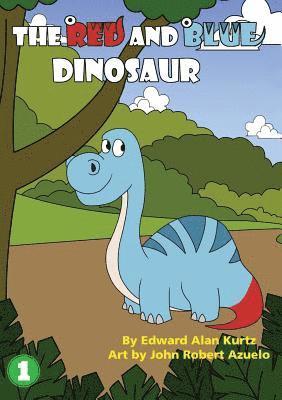 Red And Blue Dinosaur