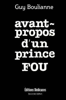 bokomslag Avant-propos d'un prince fou