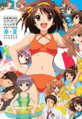 bokomslag Haruhi Suzumiya Illustrations: Spring & Summer