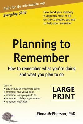 Fiona McPherson - Planning to Remember, Häftad