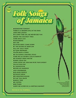 bokomslag Folk Songs of Jamaica