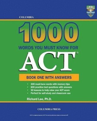 bokomslag Columbia 1000 Words You Must Know for ACT