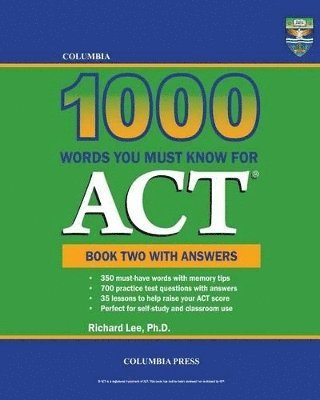 bokomslag Columbia 1000 Words You Must Know for ACT