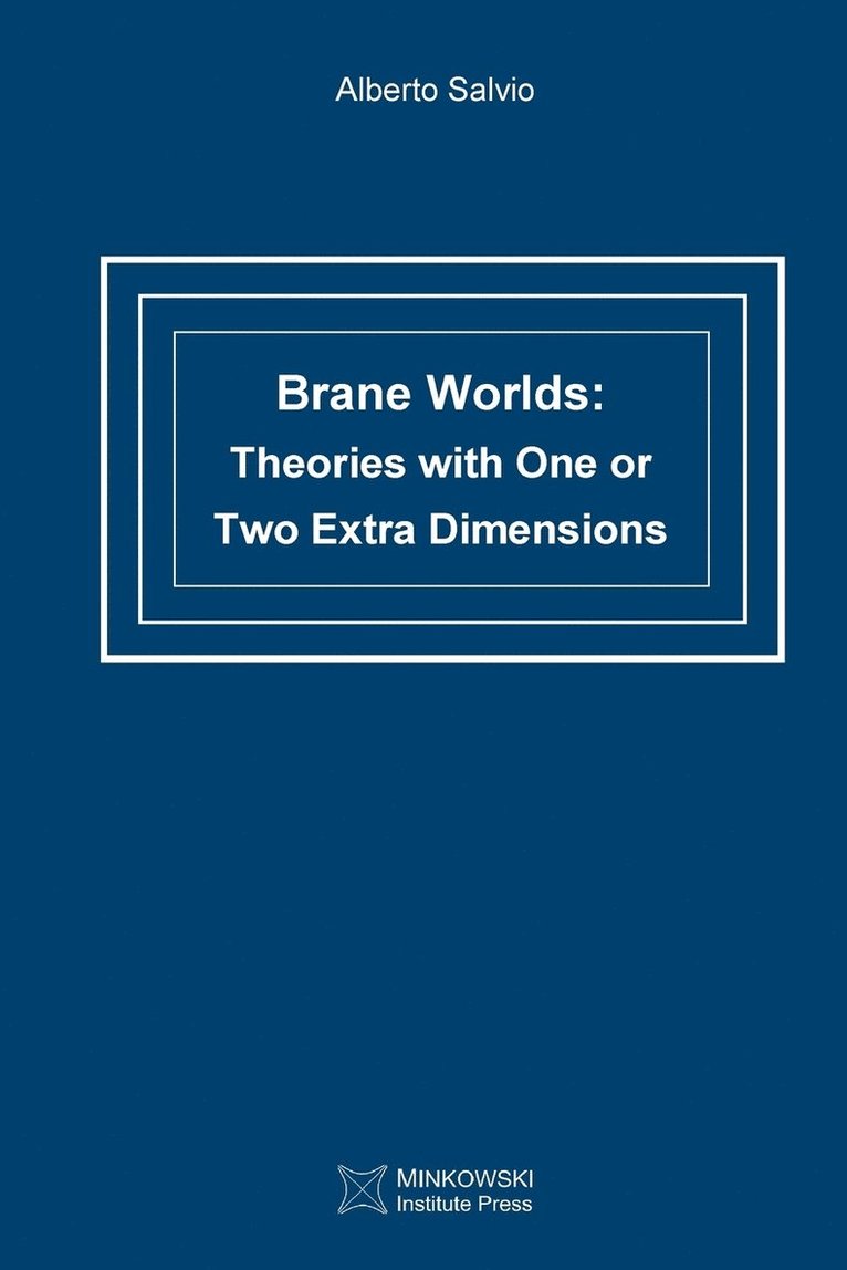 Alberto Salvio - Brane Worlds, Häftad