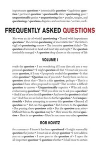bokomslag Frequently Asked Questions, Volume 1