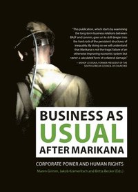bokomslag Business as usual after Marikana