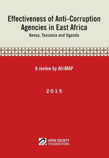 bokomslag Effectiveness of Anti-Corruption Agencies in East Africa