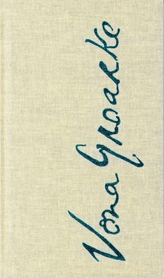 Vona Groarke - Juniper Street, Inbunden