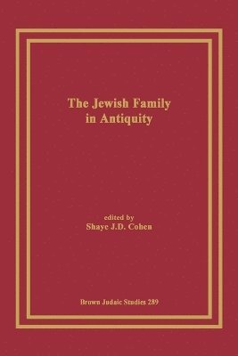 bokomslag The Jewish Family in Antiquity