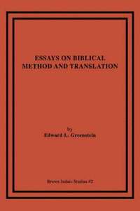 bokomslag Essays on Biblical Method and Translation