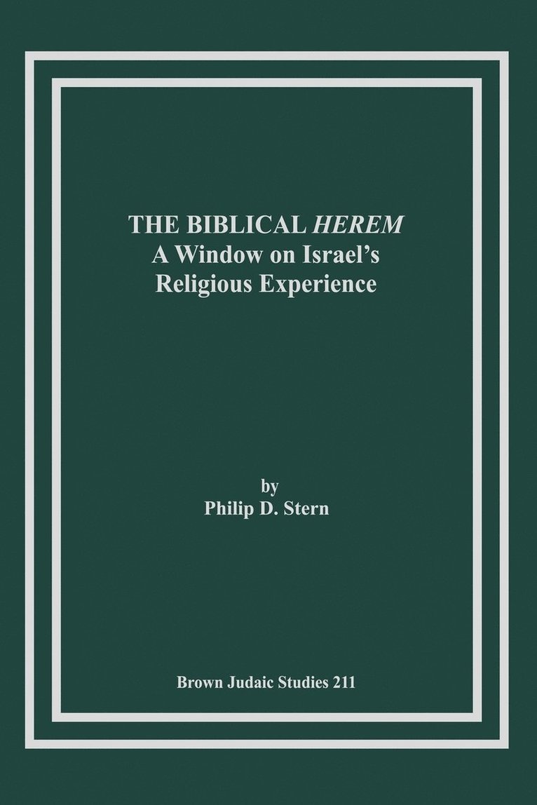 The Biblical Herem 1
